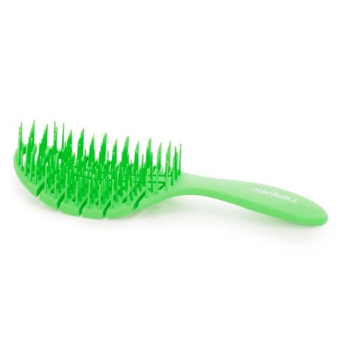 1+1 falas - DETANGLING HAIR BRUSH FLUOR GREEN