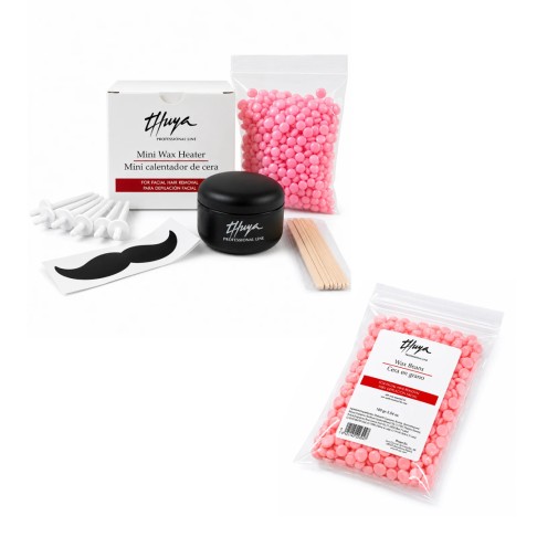 Set Mini wax heater + cera 100g