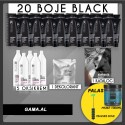 20 Boje Black Profesional + Trazues boje  -  Mask 100 ml