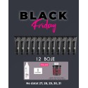 12 boje black + oksi & maske dhurate