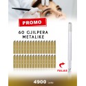 Promocion 60 gjilpera metalike + Laps falas