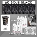 OFERTA 60 BOJE BLACK PROFESSIONAL + Karrel dhurate