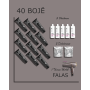 40 Boje Black Profesional + THARESE MAC FALAS