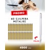 Promocion 60 gjilpera metalike + Laps falas