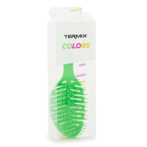 1+1 falas - DETANGLING HAIR BRUSH FLUOR GREEN