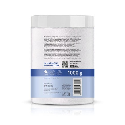 Epsom Salt Nourishment for Tired and Aching Feet Nappa 1000 g