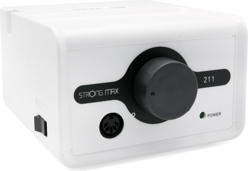 Freze Profesionale për Manikyr Strong Max 211 – 35,000 RPM | Nail Drill Profesional me Pedal