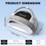 Furrë për Thonj SUN C8 Plus – UV/LED Nail Lamp