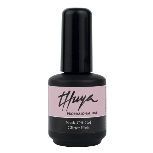 Soak Off Gel Glitter Pink